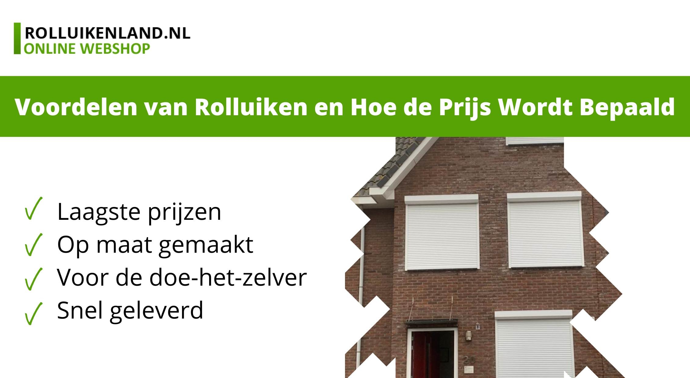 voordelen rolluiken en berekening prijs